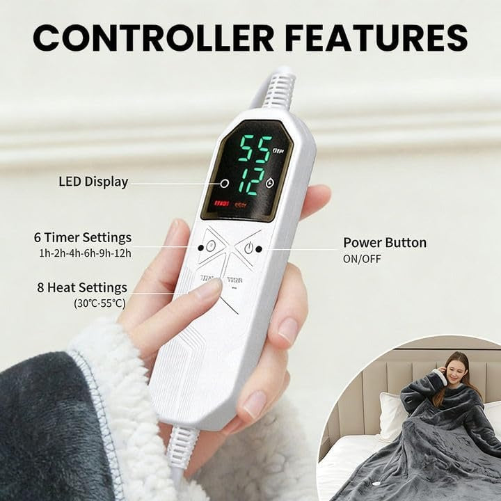 CozyCloaks HeatWrap Luxe Blanket